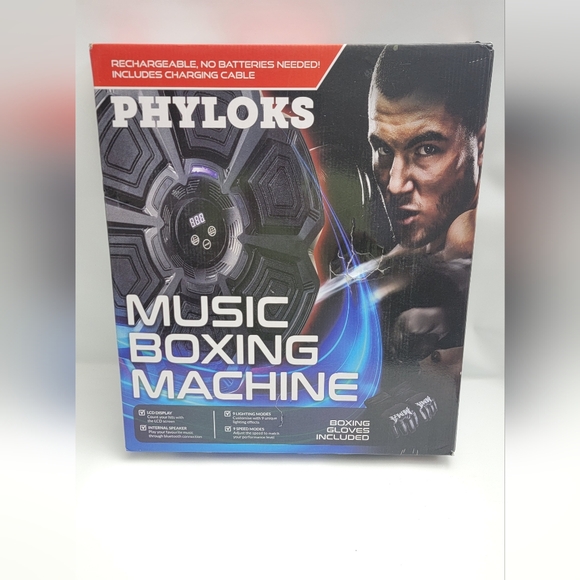 Smart Music Boxing Machine w/ Gloves โ Interactive LED Trainer - Picture 8 of 11